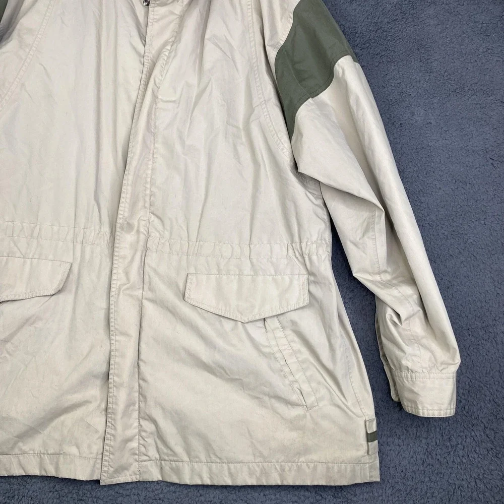 Vintage Early Winters Jacket Mens XL Khaki Gore-Tex Parka Field Coat Hiking 80s